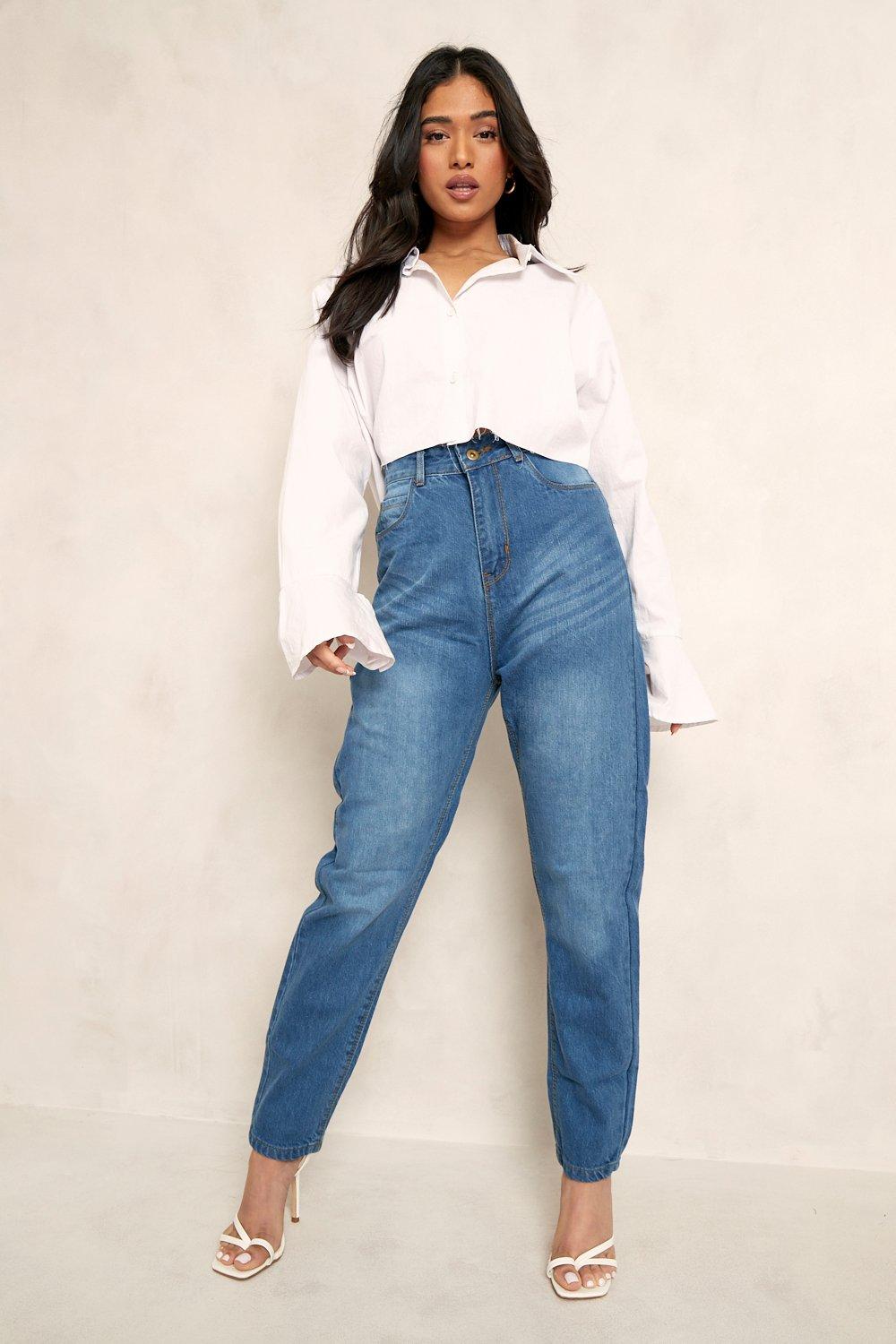 Boohoo hotsell petite jeans